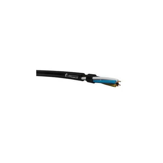 Câble pour ruban LED RBG (4 fils) gaine noire