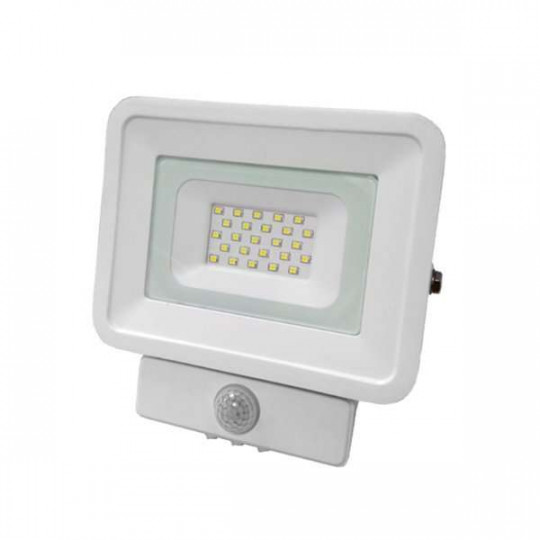 Projecteur LED à Détecteur 10W étanche IP65 850lm (60W) - Blanc du Jour 6000K 