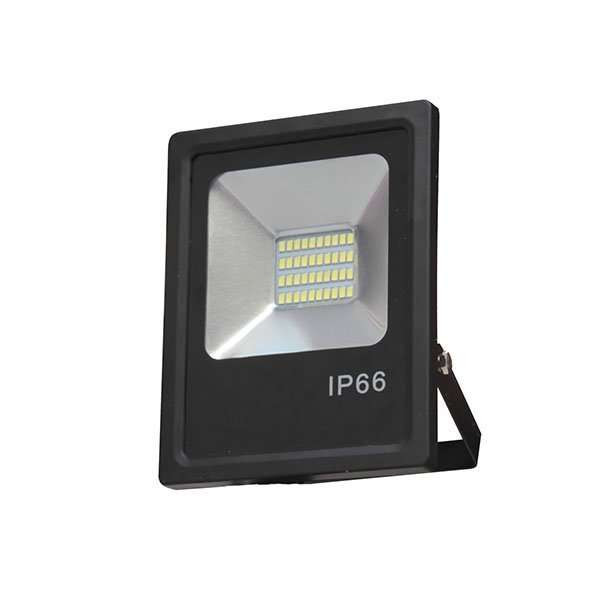Projecteur LED 20W Noir étanche IP66 1600lm (160W) - Blanc Naturel 4500K