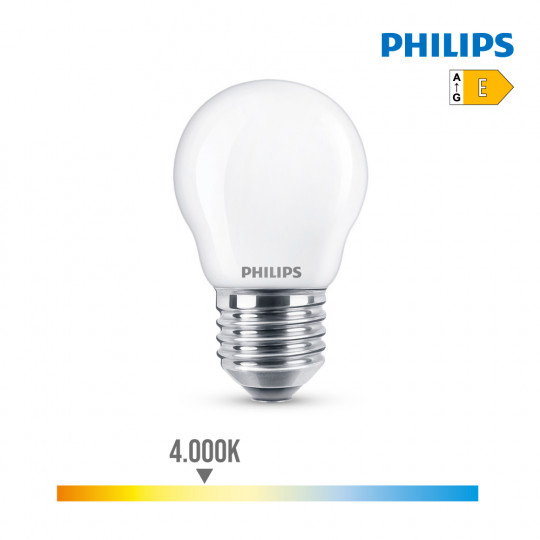 Ampoule LED E27 6,5W équivalent à 60W - Blanc Naturel 4000K