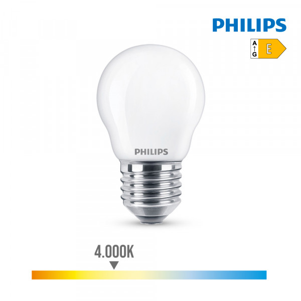 Ampoule LED E27 6,5W équivalent à 60W - Blanc Naturel 4000K