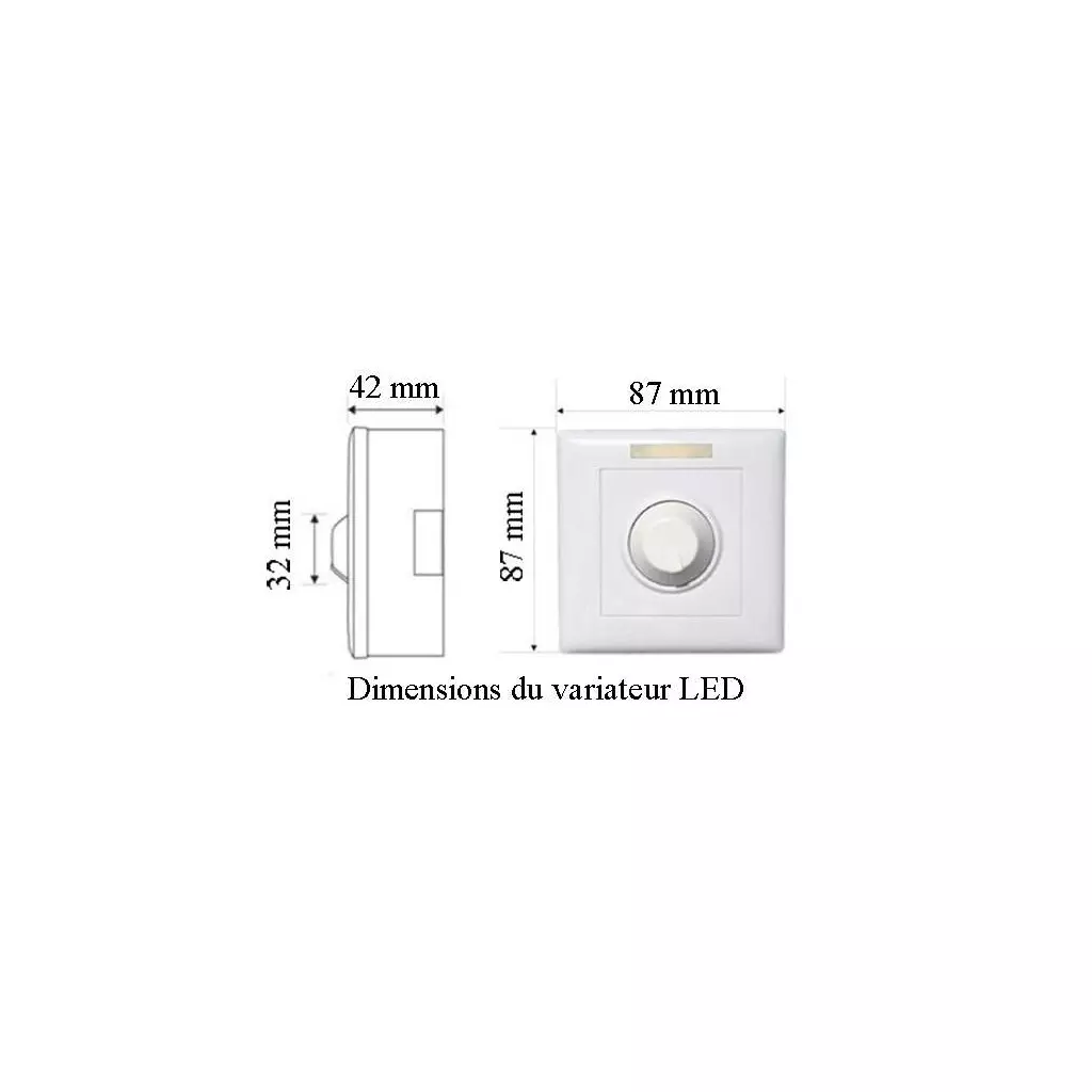 Telecommande variateur (Dimmer) SPOT LED Helia