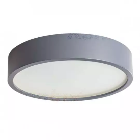 Plafonnier LED E27 2x20W ∅375mm Rond IP20 Anthracite