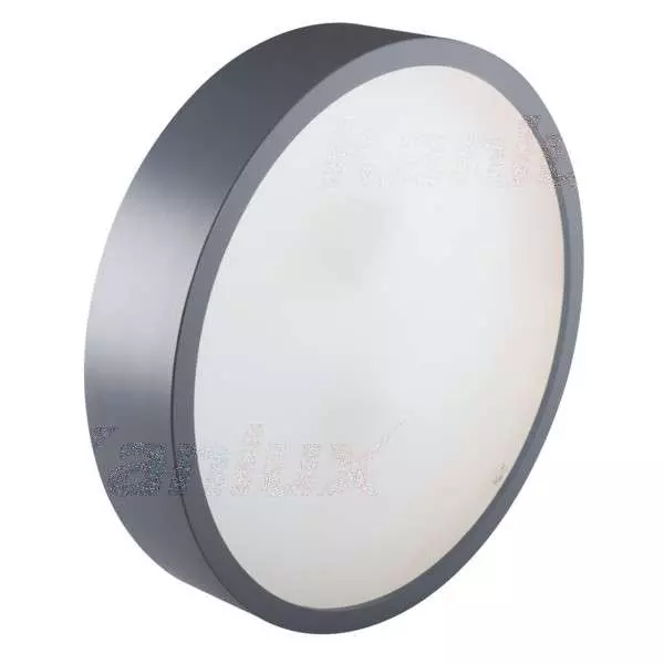Plafonnier LED E27 2x20W ∅375mm Rond IP20 Anthracite