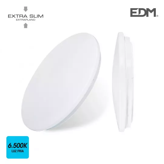 Plafonnier Circulaire Extra-Plat 18W 18200lm (82W) - Blanc du Jour 6500K