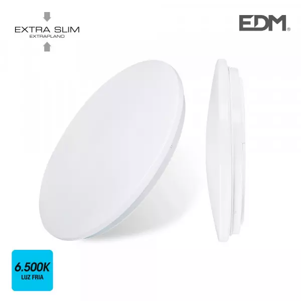 Plafonnier Circulaire Extra-Plat 18W 18200lm (82W) - Blanc du Jour 6500K