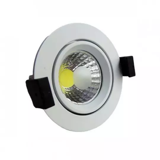 Downlight LED 8W rond ∅95mm - Blanc du Jour 6000K