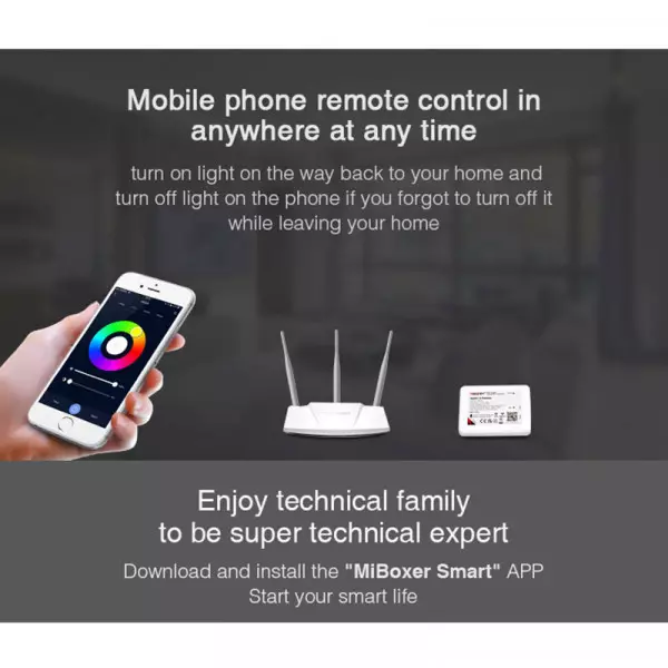 Contrôleur Mi-Light Zigbee 3.0 Wifi Google Home / Alexa ZBBOX1
