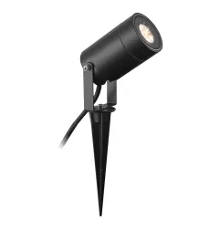 Piquet Lumineux LED GU10 Étanche IP65 Ø65 Noir