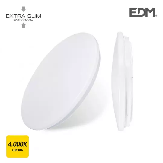 Plafonnier Circulaire Extra-Plat 12W 1160lm (60W) - Blanc Naturel 4000K