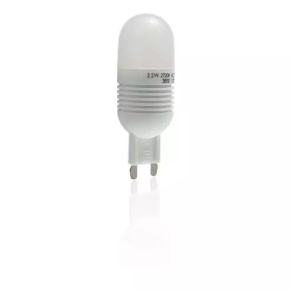 Ampoule LED G9 2,2W 220V équivalent 20W - Blanc Chaud 2700K
