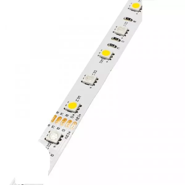 Ruban LED 14,4W/m DC12V 60LED/m longueur 5m - RGB+WW