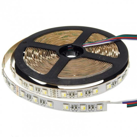 Ruban LED 24V 60LED/m longueur 5m - RGB+CW