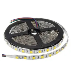 Ruban LED 16W/m 24V 60LED/m longueur 5m - Blanc CCT 6000K-3000K