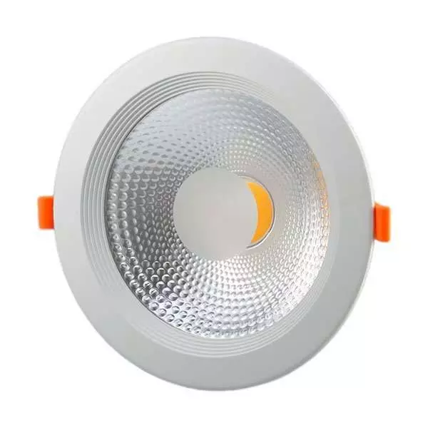Downlight LED 20W rond ∅195mm - Blanc Chaud 3000K