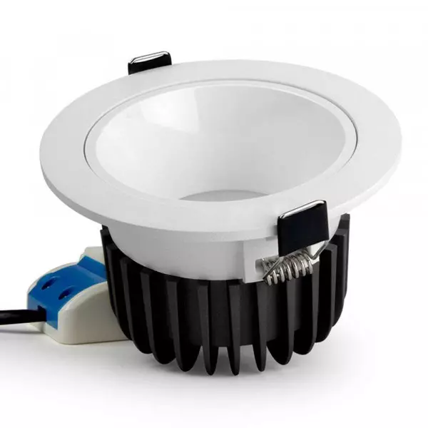 Plafonnier LED 12W 1000lm 60° Dimmable Anti-Éblouissement Pilotable 4/8 Zones - RGB+CCT 2700K-6500K 071