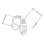 Projecteur LED 2x12W à Détecteur Diffuseur Transparent Avec Caméra de Surveillance Projecteur LED 2x12W à Détecteur Diffuseur Transparent Avec Caméra de Surveillance