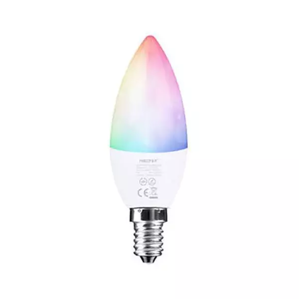 Ampoule LED 4W 320lm 180° Radiofréquence 2.4GHz - RGB+CCT 2700K-6500K 108