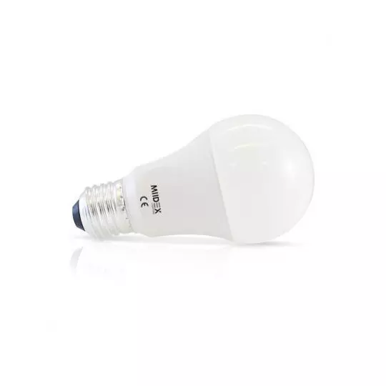 Ampoule LED E27 AC180/260V 7W 610lm 300° Ø60mm IP20 - Blanc du jour 6000K