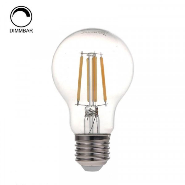 Ampoule LED Dimmable E27 A60 4W  équivalent à 48W - Blanc Chaud 2800K