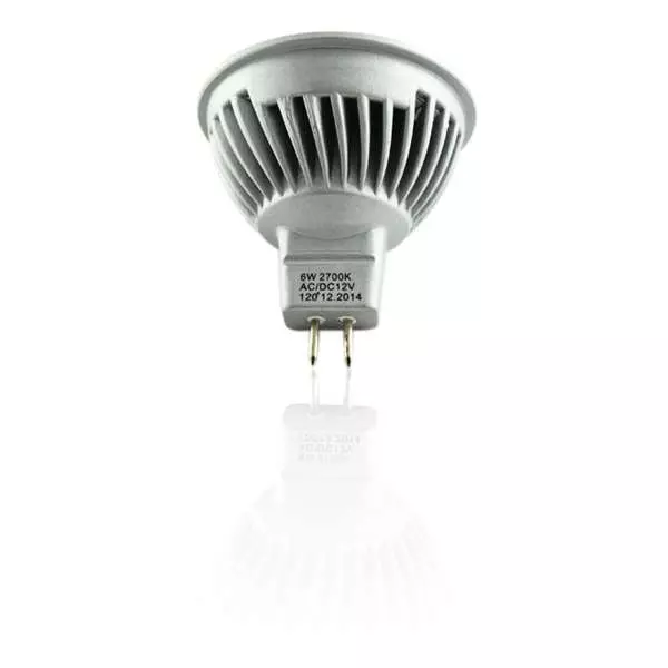 Ampoule LED MR16 6W éclairage 50W - Blanc Chaud 2700K