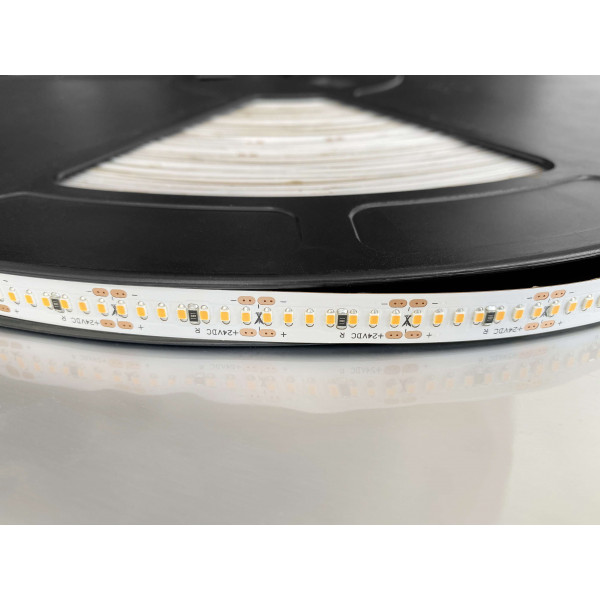 Ruban LED Haute Luminosité 18W/m 280 LED/m IP20 5m - Blanc Chaud 3000K
