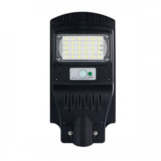 Luminaire Urbain LED Solaire 8W Étanche IP65 Noir