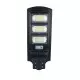 Luminaire Urbain LED Solaire 15W Étanche IP65 Noir