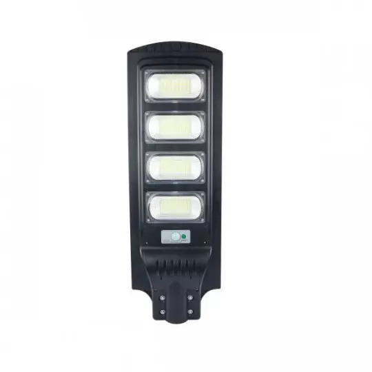Luminaire Urbain LED Solaire 18W Étanche IP65 Noir