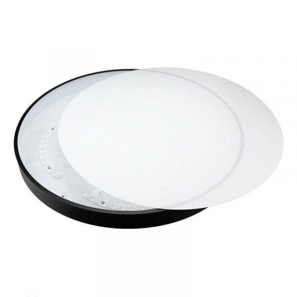 Spot Saillie LED 54W rond ∅600mm Noir - Blanc Naturel 4500K