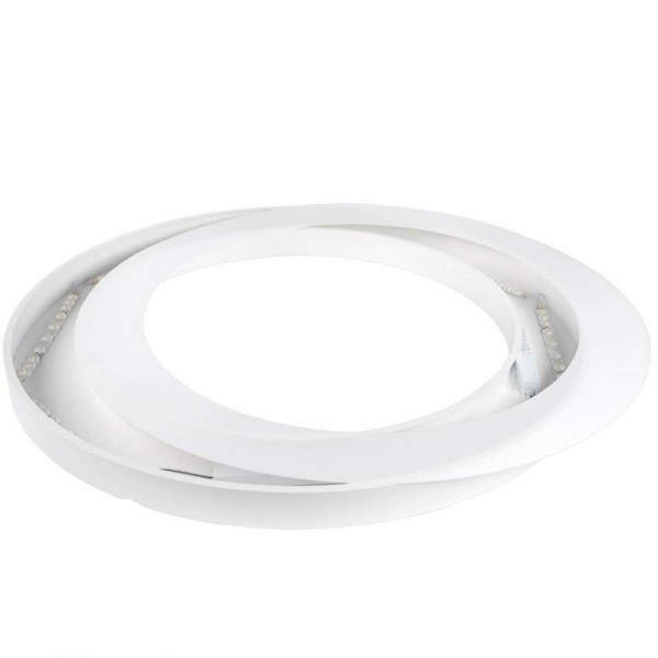 Spot Saillie LED 64W rond ∅600mm Blanc - Blanc Chaud 3000K