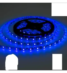 Ruban LED Pliable "S" Étanche IP65 7,2W/m DC12V 60LED/m longueur 5m - Bleu