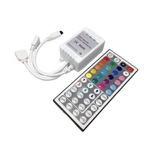 Kit Complet Télécommande et Contrôleur Infrarouge pour Éclairage de LED RGB/RGBW