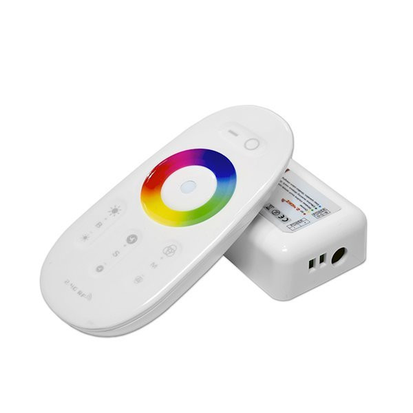 Kit Complet Mini-Télécommande Tactile et Contrôleur pour LED RGBW