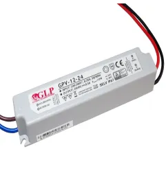 Alimentation LED DC24V 12W 0,5A Étanche IP67 GLP