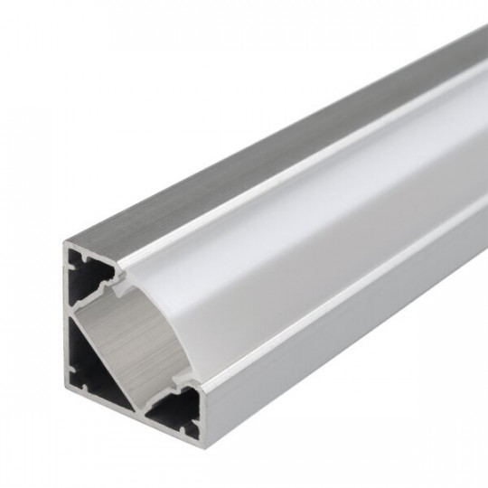 Profilé Aluminium d'Angle 45° pour Ruban LED
