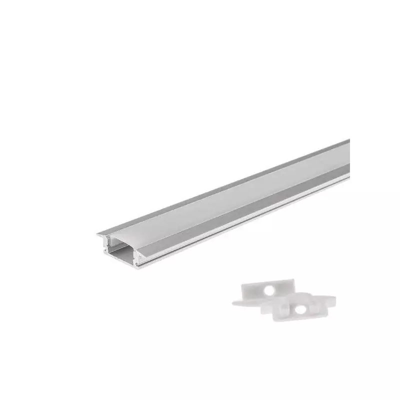 Profilé aluminium Encastrable 6mm Diffuseur Blanc pour Ruban LED 1m. Profilé aluminium Encastrable 6mm Diffuseur Blanc pour Ruban LED 1m.