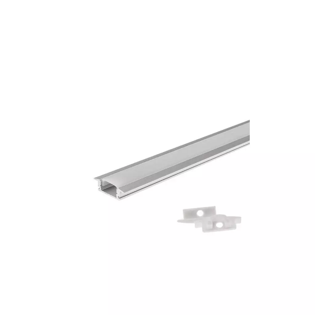 DazSpirit Profilé Aluminium LED, 6Pack 3.3ft/1M Aluminium Profilé V-Forme  En Couvercle De Diffuseur Blanc Laiteux pour Ruban LED, Avec les Embouts et  les Clips de Fixation du Métal : : Luminaires et