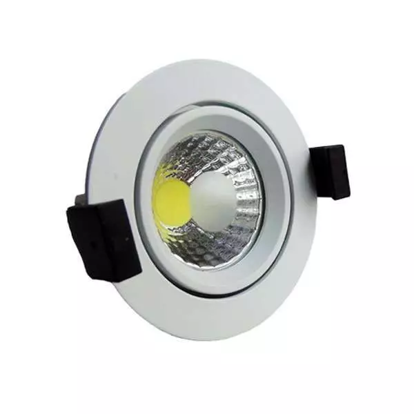 Downlight LED 8W rond ∅95mm - Blanc Chaud 2700K