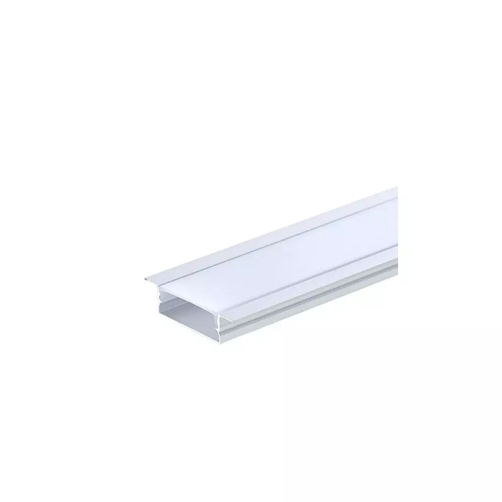 Profilé pour ruban LED surface 1000x17x20mm Aluminium blanc EGLO