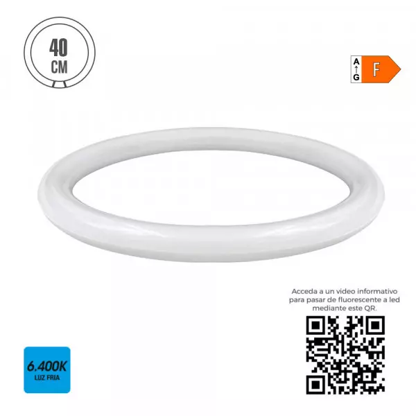 Tube LED Circulaire G10 32W 3400lm (40W) 360° - Blanc du Jour 6400K