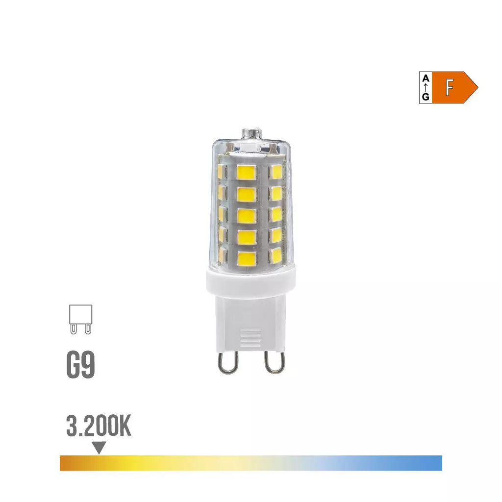 Ampoule LED G9 3W 260lm (24W) 270° Dimmable - Blanc Chaud 3200K