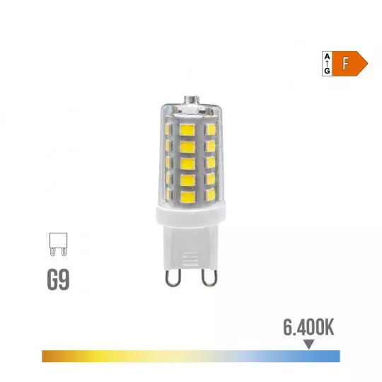 Ampoule LED G9 3W 260lm (24W) 270°  Dimmable - Blanc du Jour 6400K