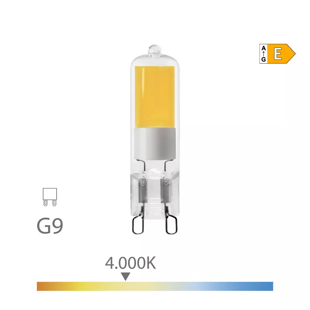 Ampoule LED G9 5W 550lm (46W) 270° - Dimmable Blanc Naturel 4000K