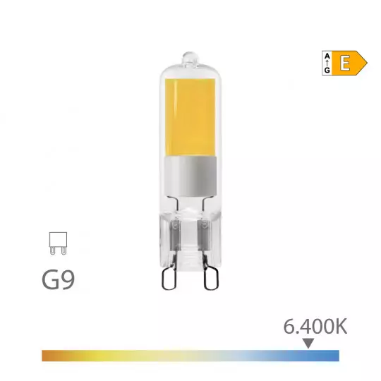 Ampoule LED G9 5W 575lm (45W) 270° - Dimmable Blanc du Jour 6400K