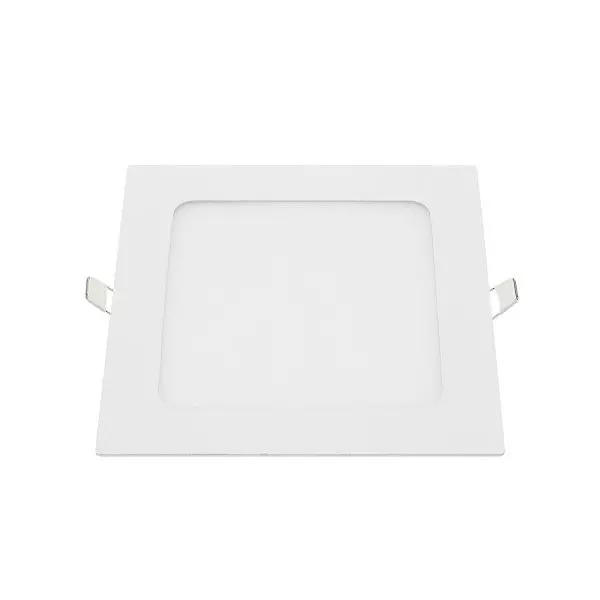 Spot LED 6W 390lm (26W) Blanc Carré 119mmx119mm - Blanc du Jour 6000K