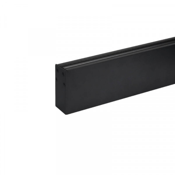 Embout de Finition Noir Largeur 7,8cm pour Rail Magnétique Triphasé S35