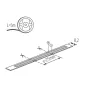 Ruban LED 5m Étanche IP65 8W/m Largeur 8mm - Blanc Chaud 3000K Ruban LED 5m Étanche IP65 8W/m Largeur 8mm - Blanc Chaud 3000K