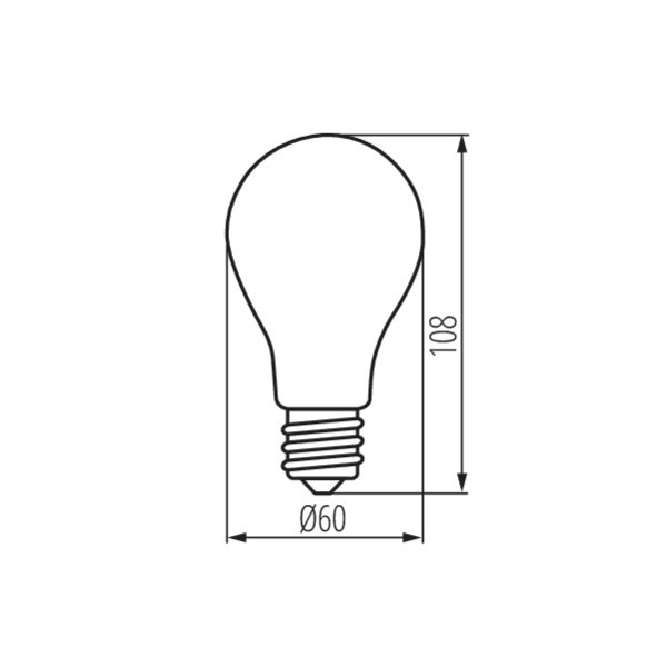 Ampoule LED E27 3,8W A60 806lm (60W) - Blanc Naturel 4000K