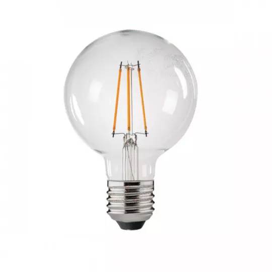 Ampoule LED 7W E27 G95 806lm (60W) - Blanc Chaud 2700K